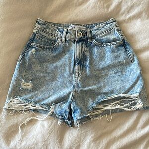 Zara denim shorts